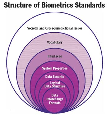 Структура биометрических стандартов
